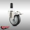 Service Caster 4 Inch 316SS Thermoplastic Rubber Swivel 1-1/8 Inch Stem Caster Lock Brake SCC SCC-SS316TTLEX20S414-TPRB-118 - alternate 4
